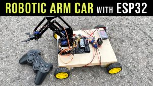 Robtic Arm Car Esp32